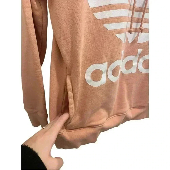 Adidas Women’s Logo Print Hoodie Size Medium - Picture 4 of 9